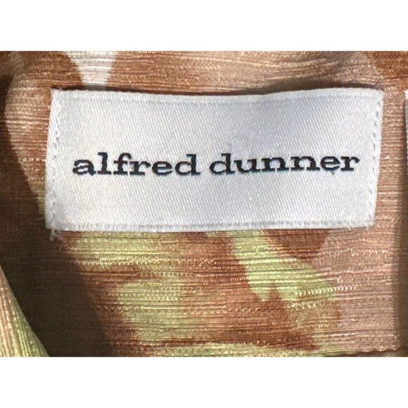 Alfred Dunner Size 12 Yellow Silk Blend Jacket Floral Trim Textured Lining - Picture 10 of 15